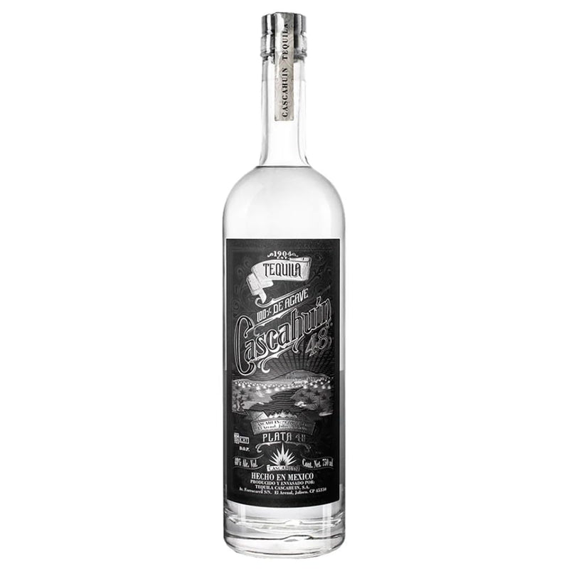 Tequila Cascahuin Plata | Doble destilación | Alc. Vol. 48% | 750ml