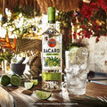 RON BACARDÍ LIMÓN VERDE 700 ML, Ron Saborizado, Fresco y Cítrico, Fórmula Única, Para Mezclar, Servir Frío