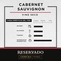 Vino Tinto Concha y Toro Reservado Cabernet Sauvignon 750 ml