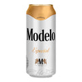 Cerveza Clara Modelo Especial tipo Pilsner 24 latones de 473ml, aroma a azahar y sabor a lúpulo fresco