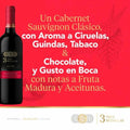 Vino Tinto Santa Rita Tres Medallas Cabernet Sauvignon 750 ml