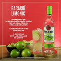 RON BACARDÍ LIMÓN VERDE 700 ML, Ron Saborizado, Fresco y Cítrico, Fórmula Única, Para Mezclar, Servir Frío