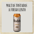 Cerveza Clara Modelo Especial tipo Pilsner 24 latones de 473ml, aroma a azahar y sabor a lúpulo fresco