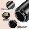 Summala - Destapador de Cerveza, Abridor Automático con Tapa magnética, Destapador de Botellas de acero inoxidable (Negro)