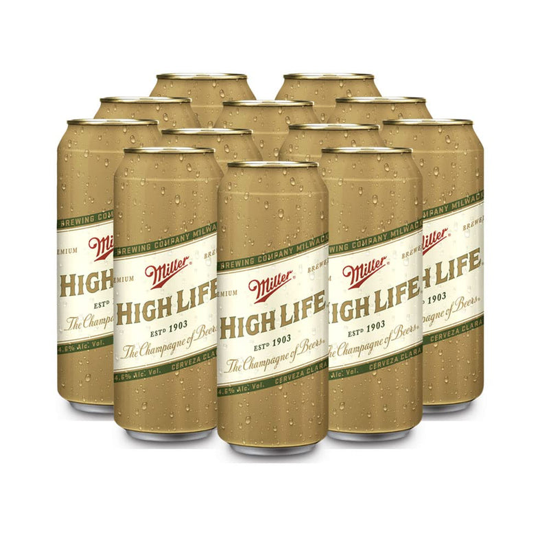 Cerveza Miller High Life 12 Latas de 710ml