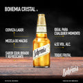 Cerveza Bohemia Cristal 24 Botellas De 355ml