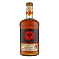 RON BACARDÍ RESERVA OCHO 750 ML, Añejado por Ocho Años, Sabor Profundo y Suave, Ideal para Coctelería