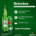 Cerveza Heineken 12 Botellas de 355ml
