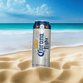 Cerveza Clara Corona Light tipo Pilsener, 12 latones de 710 ml, disfruta su auténtico sabor ligeramente amargo y Fresco, disfrútala fría