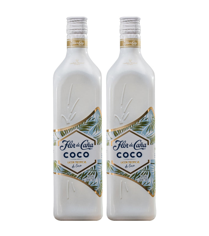 Flor de Caña | Ron Coco 750ml c/u Duopack