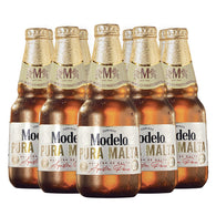 Cerveza Modelo Pura Malta 12 botellas de 355ml