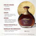 Ron Zacapa, Centenario XO Solera Gran Reserva Especial 750 ml, Guatemala, Exclusivo, Perfil Profundo