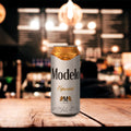 Cerveza Clara Modelo Especial tipo Pilsner 24 latones de 473ml, aroma a azahar y sabor a lúpulo fresco