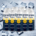 Cerveza Clara Corona Extra tipo Pilsner paquete de 12 latones de 710ml, disfruta su auténtico sabor ligeramente amargo y Fresco, disfrutala fría.