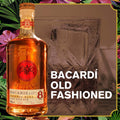 RON BACARDÍ RESERVA OCHO 750 ML, Añejado por Ocho Años, Sabor Profundo y Suave, Ideal para Coctelería