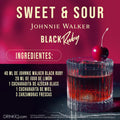 Johnnie Walker, Black Ruby 750 ml, Whisky Blended Scotch, Dulce y Suave, Vibrantes Notas Frutales