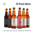Cervecería de Colima 12 Pack Cerveza Colimita, Cayaco, Piedra Lisa, Ticus, Páramo, Río de Lumbre Botella de 355ml