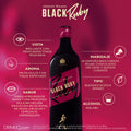 Johnnie Walker, Black Ruby 750 ml, Whisky Blended Scotch, Dulce y Suave, Vibrantes Notas Frutales