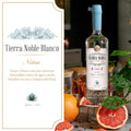 TIERRA NOBLE | Tequila Blanco 100% de Agave | Aromático y Equilibrado | Alcohol Vinos y Licores con Notas Herbales Menta y Cítricos - Agave Multirregión | 750ml