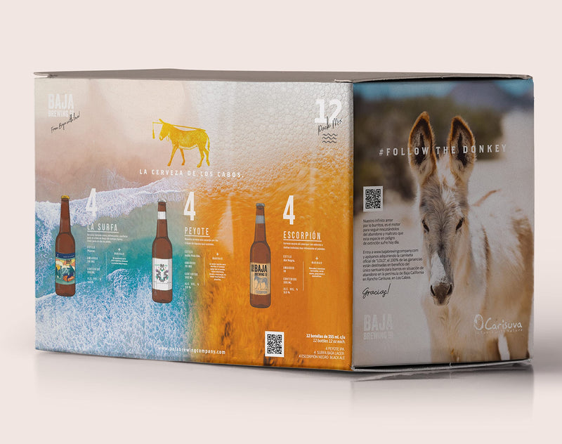 Cervezas Artesanales Baja Brewing Co - 12 Mix Pack Surtido