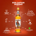 Captain Morgan, Ron Spiced Gold 700 ml, Equilibrado y Acabado Suave, Jamaica, Especiado y Picante
