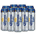 Cerveza Clara Corona Light tipo Pilsener, 12 latones de 710 ml, disfruta su auténtico sabor ligeramente amargo y Fresco, disfrútala fría