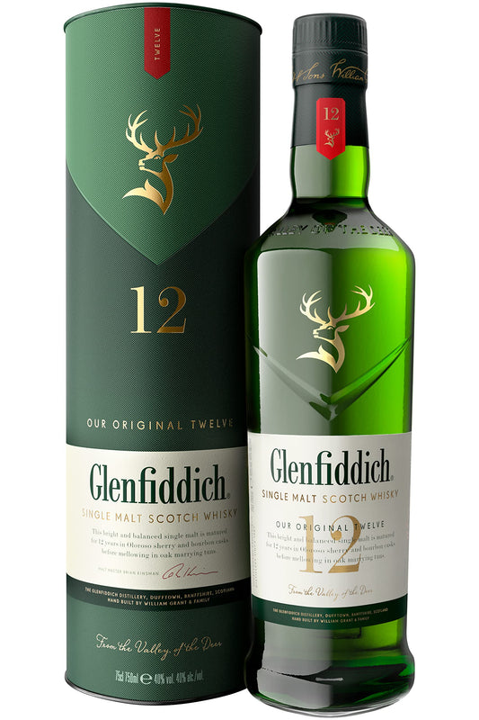 WHISKY GLENFIDDICH 12 AÑOS 750ml