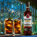RON BACARDÍ AÑEJO 980 ML, Añejado por 3 Años, Sabor Suave y Amaderado, Ideal para Coctelería