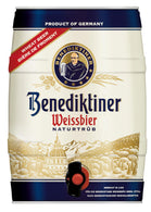 Cerveza importada Benediktiner Weissbier Naturtrub - Barril 5L