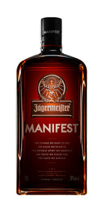 Licor Jagermeister Manifest Licor de Hierbas, Botella de Licor de Edición Premium, Botella de Licor de Regalo de 1L, Regalo para Hombre y Mujer