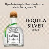 PATRÓN, Tequila Blanco de 700 ml