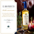TIERRA NOBLE | Tequila Reposado 100% de Agave | Alcohol Vinos y Licores Sabor Ciruela Pasa Almendras Tostadas Vainilla y Dulce de Leche | Dorado Brillante - Barricas de Roble Americano | 750ml
